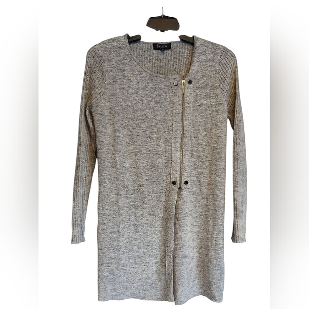 Papillon Blanc Light Gray Women's Cardigan